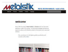 Tablet Screenshot of metalstik.com